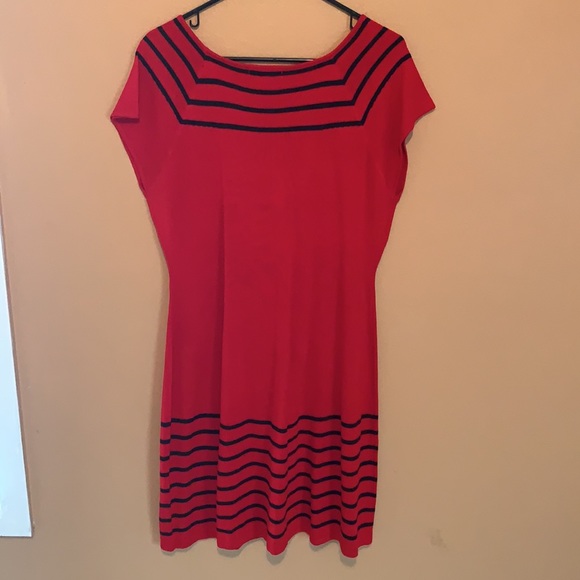 Red Sweater Dress - Picture 5 of 8